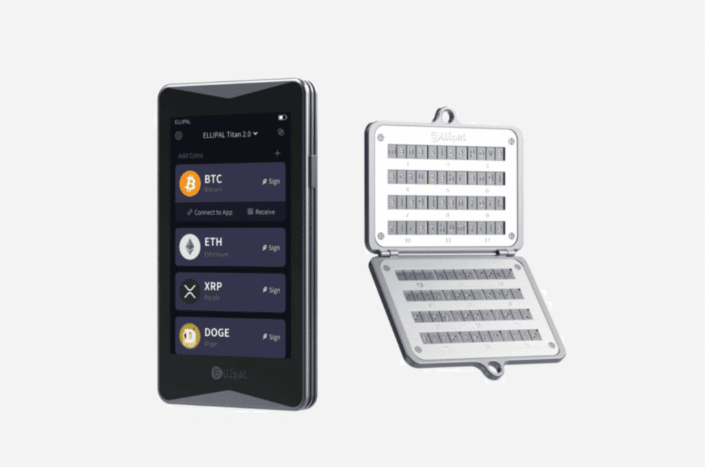 Image représentant une seed phrase pour un cold wallet